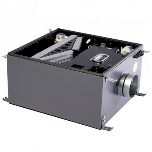 Приточная вентиляционная установка Minibox E-300-1/2.4kW/G4 GTC фото 2