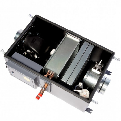 Приточная вентиляционная установка Minibox W-1050-1/24kW/G4 Zentec фото 3