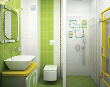 Вытяжка для ванной Vents 125 ЛД Лайт Л зеленый